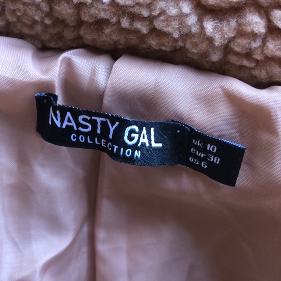 Nasty Gal TEDDY BIKER JACKET - Picture 8 of 12